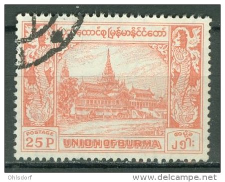 BURMA 1954: Sc 146, O - FREE SHIPPING ABOVE 10 EURO - Myanmar (Burma 1948-...)