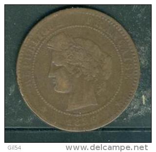 IIIème République, 10 Centimes Cérès 1896 A - Pia7803 - 10 Centimes