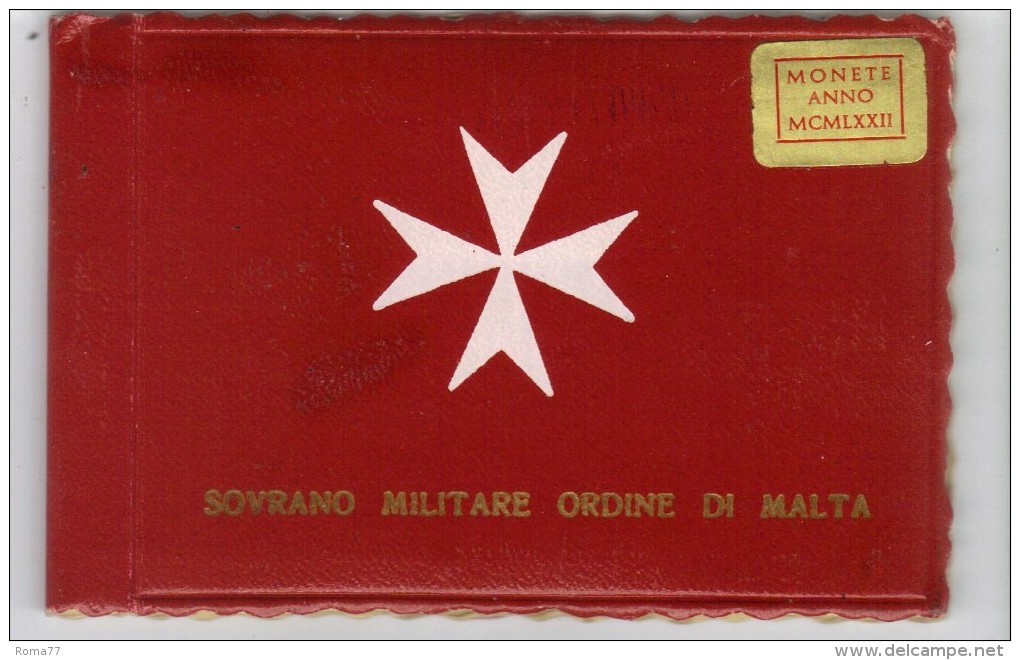 ZZ - SMOM Ordine Di Malta 1972 : Dittico 1 Scudo Più 2 Scudi - Malta, Sovr. Mil. Ordine Di
