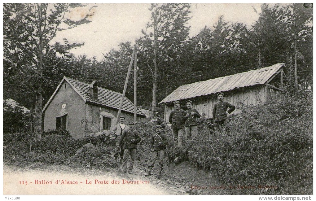 Ballon D'Alsace - Le Poste Des Douaniers - - Autres & Non Classés