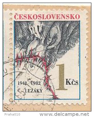 I8690 - Czechoslovakia (1985) 354 83 Mnichov U Marian. Lazni (stamp - Manufacturing Defect: Shifted Vertical Perforation - Plaatfouten En Curiosa