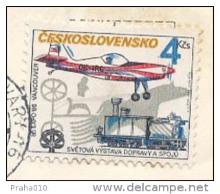 I8693 - Czechoslovakia (1987) 360 16 Karlovy Vary 16 (stamp - Manufacturing Defect: Shifted Printing In Blue Color) - Plaatfouten En Curiosa