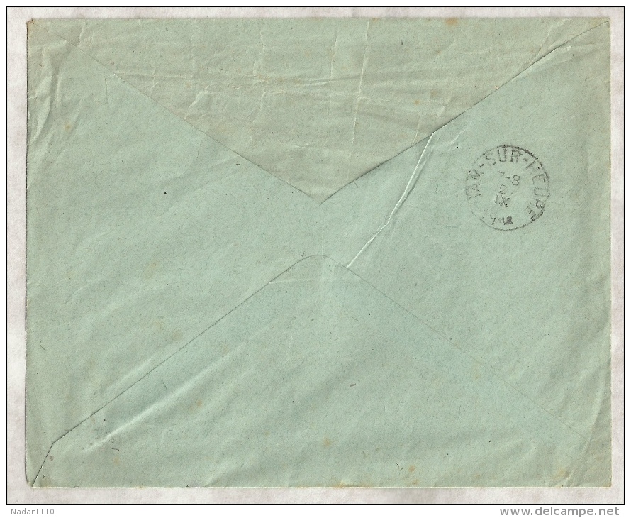 Enveloppe à En-tête Des PAPETERIES ED. WILLEMS à BRUXELLES Vers M. Frère, IMPRIMEUR à HAM-SUR-HEURE, 1918 - Imprenta & Papelería