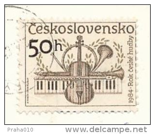 I8761 - Czechoslovakia (1985) 332 02 Stary Plzenec (stamp - Manufacturing Defect: Shifted Vertical Perforation) - Plaatfouten En Curiosa