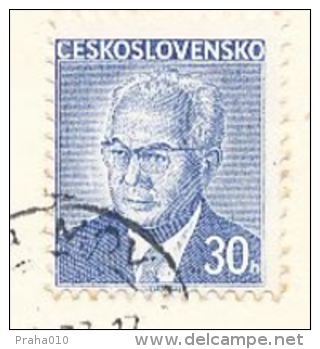 I8756 - Czechoslovakia (1977) Jachymov (stamp - Manufacturing Defect: Shiftedvertical And Horizontal Perforation) - Variétés Et Curiosités