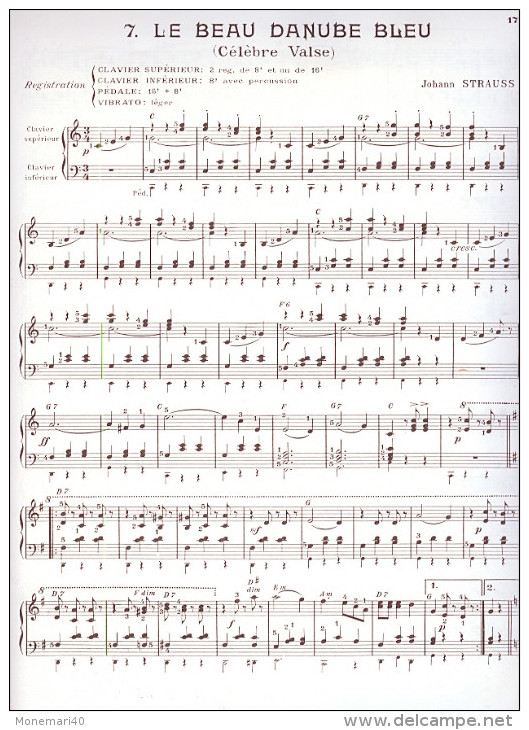 Partition - 15 CHEFS D´OEUVRE CLASSIQUES Transcrits Pour Orgue électronique (Ed. Paul Beuscher) - Instrumento Di Tecla