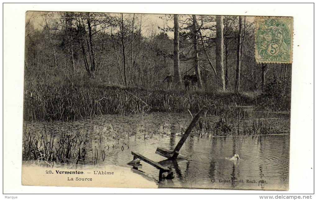 Cpa N° 28 VERMENTON L´Abime La Source - Vermenton