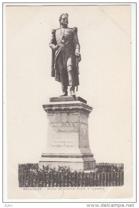 BESANCON  - Statue Du Général Pajol à Chamars - Besancon