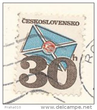 I8707 - Czechoslovakia (1978) Rokycany (1) (stamp - Manufacturing Defect: Shifted Printing Blue And Red Colors) - Variétés Et Curiosités