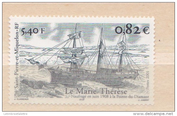 Saint-Pierre-et-Miquelon N° 752** - Unused Stamps