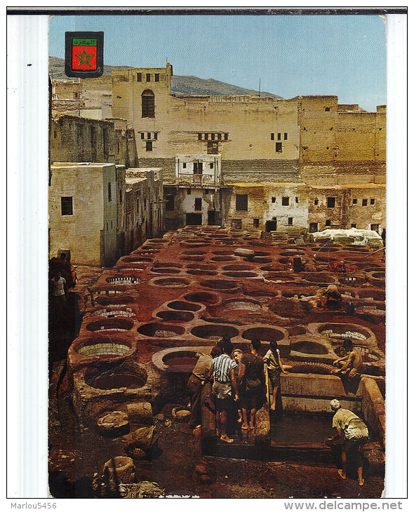 CPM N° 9 FEZ. Teinturiers. Flamme 1967 Annee Du Tourisme - Fez