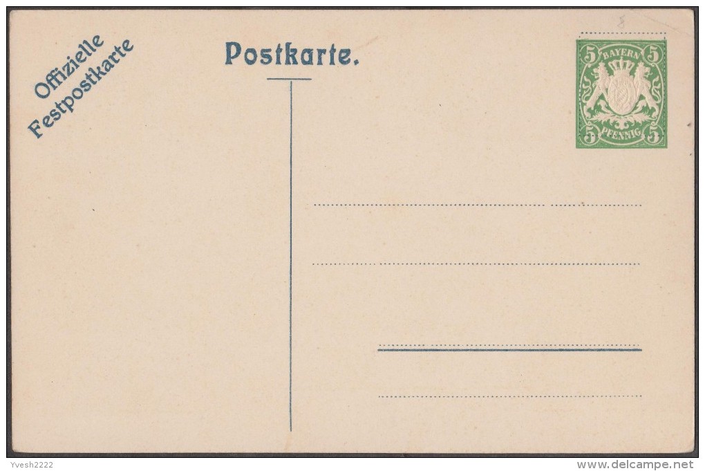 Bavière 1908. Carte Postale TSC. 43. Wanderversammlung Bayerischer Landwirte. Chevaux De Trait, Laboureur - Agriculture