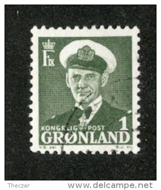 W1750  Greenland 1950  Scott #28 (o)   Offers Welcome! - Usati