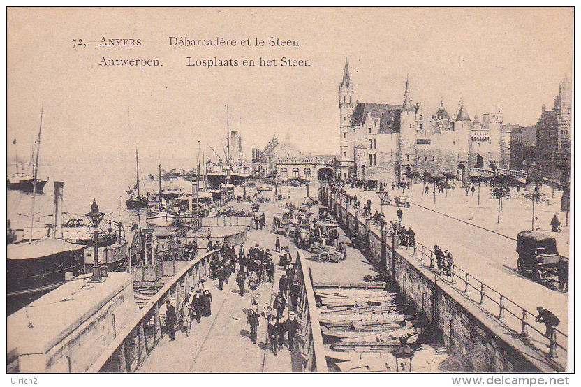 CPA Anvers - Débarcadère Et Le Steen (9957) - Antwerpen