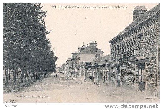 JANZE (35) L'AVENUE DE LA GARE - Le Châtellier