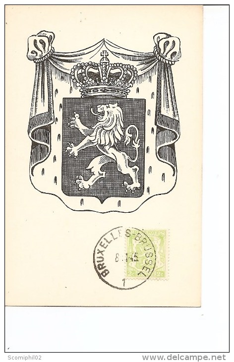 Belgique -Sceau De L'état ( CM De 1945 à Voir) - 1934-1951
