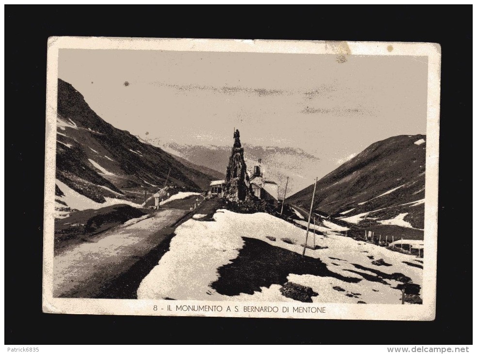 Valle D´Aosta - La Thuile - Il Monumento A S. Bernardo Di Mentone.  No Viaggiata - Altri & Non Classificati