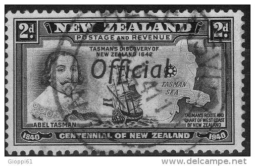 1940 Nuova Zelanda Cent. Sovranità Britannica - Oblitérés