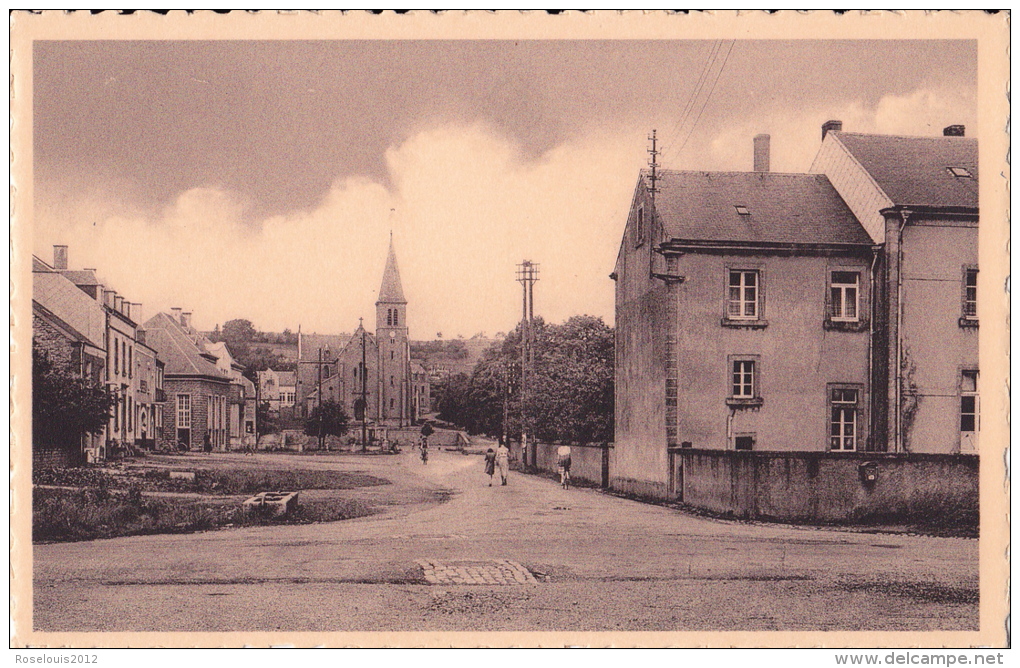 MUSSON : Fontaine Pont Et église - Musson