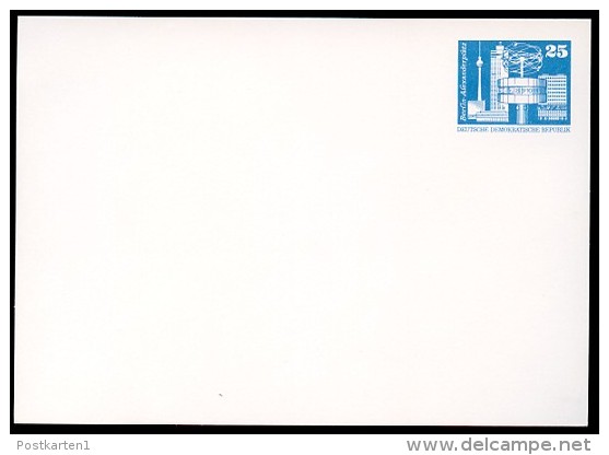 DDR PP17 A1/001 Privat-Postkarte BLANKO 1976  NGK 4,00 € - Privé Postkaarten - Ongebruikt