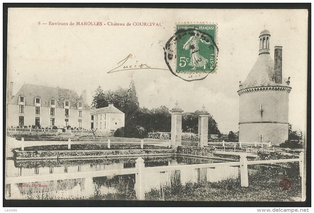 MAROLLES Environs Château De COURCIVAL - Marolles