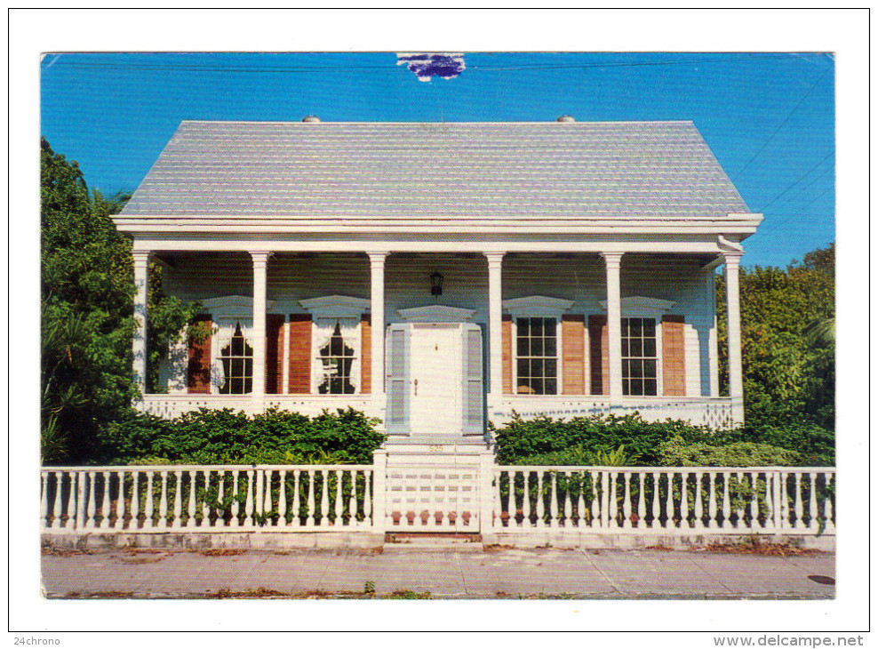 Etats Unis: The Houses Of Key West, A Uniquely Key West One Story Southern Colonial Style (14-3633) - Key West & The Keys