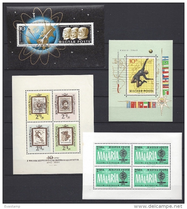 HUNGARY - 1962.Complete Year Set With Souvenir Sheets MNH!!! 110 EUR!!! - Collections