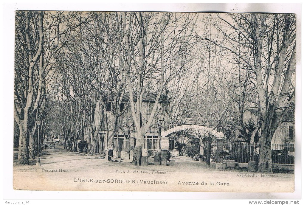 L'ISLE SUR SORGUE AVENUE DE LA GARE - L'Isle Sur Sorgue