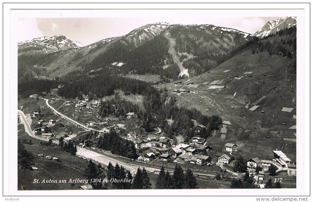 RB 1000 - Real Photo Postcard - St Anton Am Arlberg 1304 M Oberdorf - Austria Tirol Tyrol - St. Anton Am Arlberg