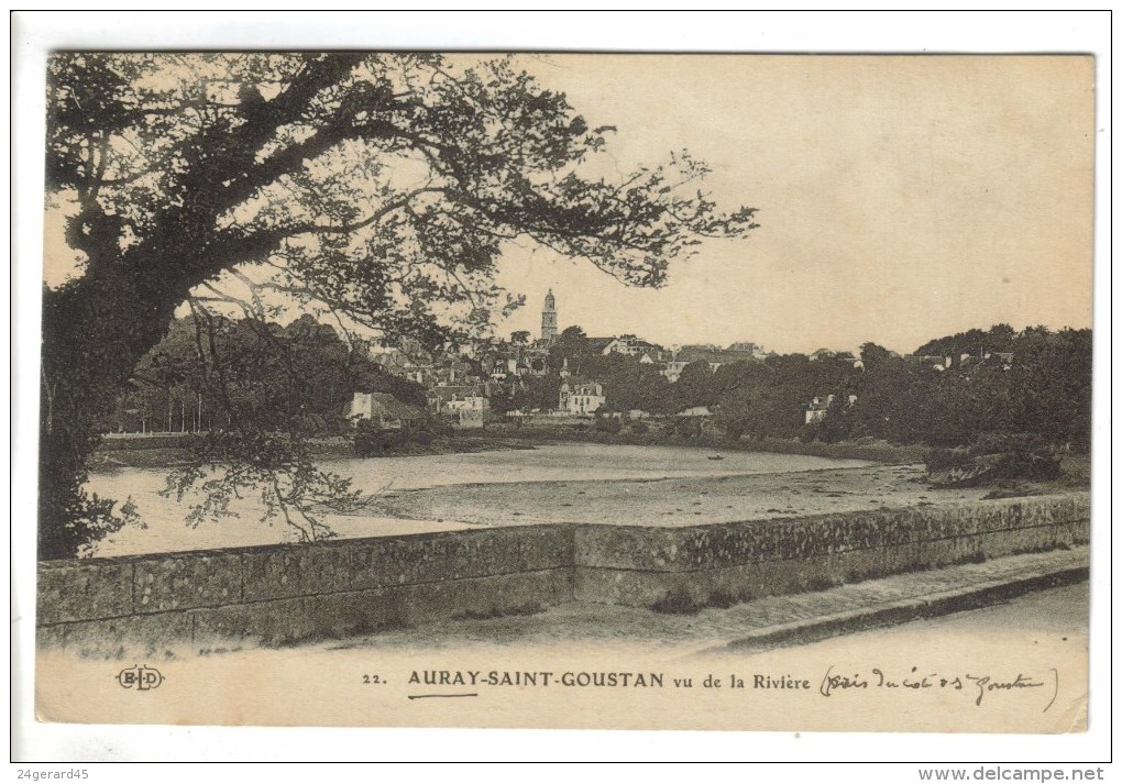 CPA AURAY (Morbihan) - SAINT GOUSTAN Vu De La Rivière - Auray