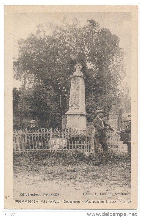 FRESNOY AU VAL - Monument Aux Morts - Other & Unclassified