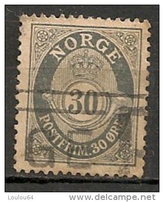 Timbres - Norvège - 1910 - 30 Ore - - Gebraucht