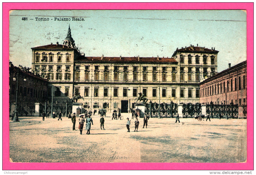 Torino - Palazzo Reale - Animée - MAURER TORTA E PECCO - 1913 - Palazzo Reale