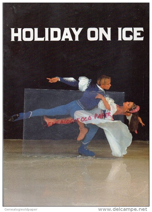 PROGRAMME HOLIDAY ON ICE- ELVIS PRESLEY- PRINCESS DIANA- PRINCE RAINIER- KING OLAV -MOSHE DAYAN-KING HUSSEIN OF JORDAN - Programmi