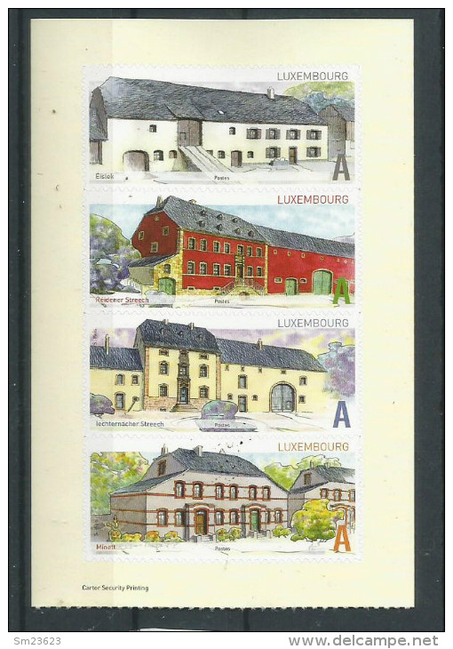 Luxembourg  2011 Mi.Nr. 1926 / 29 ,Architektur - Gutshoefe - Postfisch / MNH / (**) - Nuevos