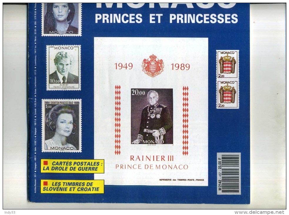 - FRANCE . LE MONDE DES PHILATELISTES N° 455/456/457 . 1991  . - Francia