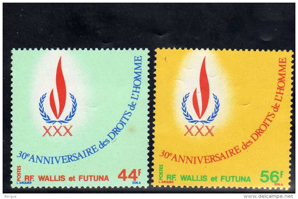 WALLIS ET FUTUNA 224/225  ** LUXE - Unused Stamps