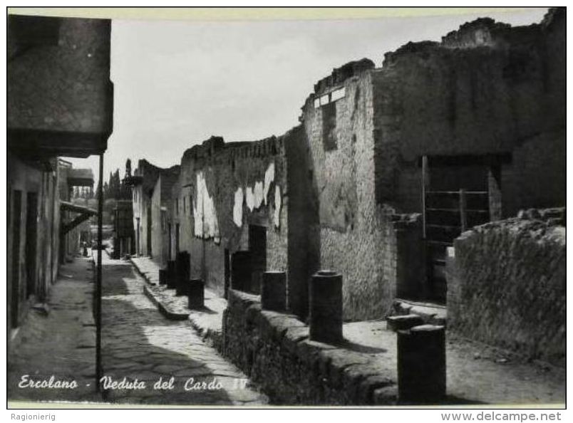 NAPOLI - Ercolano - Veduta Del Cardo IV - Scavi Archeologici - Ercolano