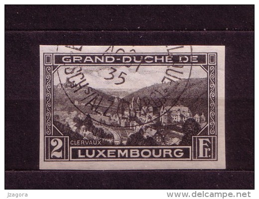 ARCHITECTURE  - CLERVAUX CITY - ABBEY - HISTORY - LUXEMBOURG 1928 MI 207 YT 208 - Abbayes & Monastères