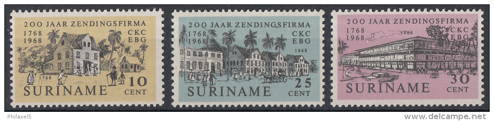 Suriname - 200 Jaar Zendingsfirma C. Kersten &amp; Co - Postfris/MNH - NVPH 499-501 - Surinam ... - 1975