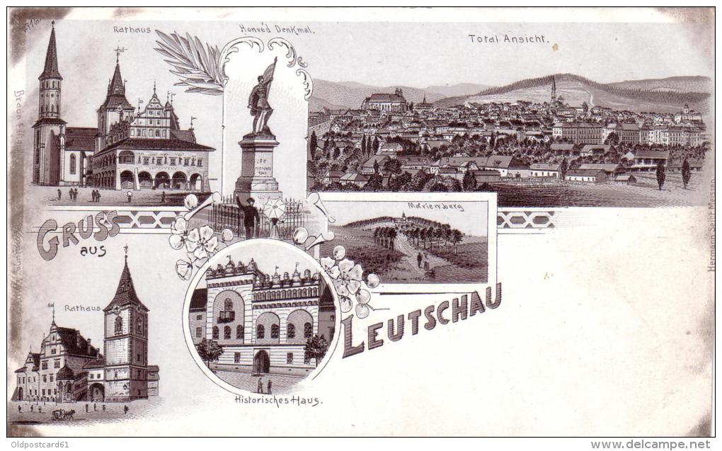 ALTE Litho- AK   GRUSS Aus LEUTSCHAU / LEVOCA / Slowakei  Ca. 1900 - Slovakia