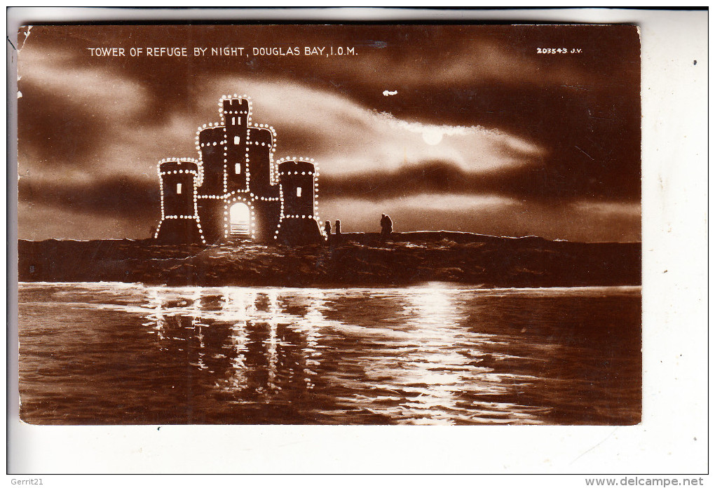 UK - ENGLAND - ISLE OF MAN, DOUGLAS, Tower Of Refuge, 1934 - Isle Of Man