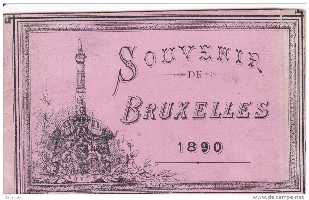 BRUXELLES - Souvenir De ....... ( 10 Vues ) - Panoramische Zichten, Meerdere Zichten