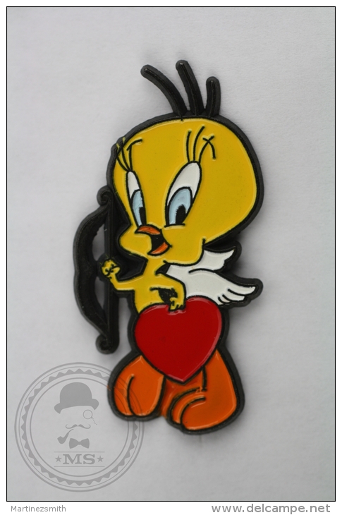 Warner Bross, Looney Tunes Character: Tweety Bird Cupid - Pin Badge #PLS - Cómics