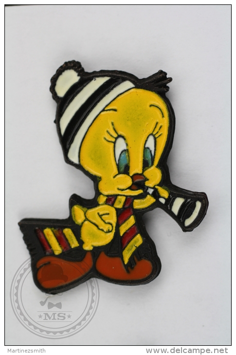 Warner Bross, Looney Tunes Character: Tweety Football Supporter - Pin Badge #PLS - Cómics