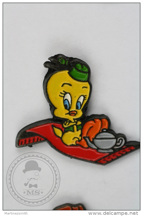 Warner Bross, Looney Tunes Character: Tweety Bird Aladdin - Pin Badge #PLS - Cómics