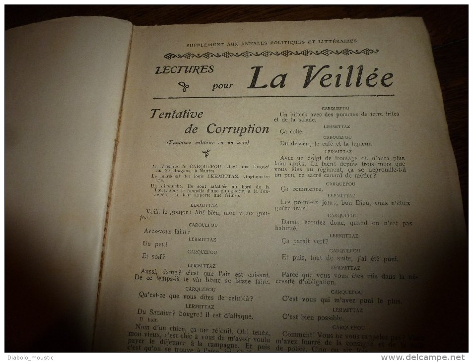 1906 Le THEÂTRE Des ANNALES ((s) Scène,saynète,comédie,monologue,dialogue,fantaisie,conte)COURTELINE,FEYDEAU,MENDES Etc - French Authors