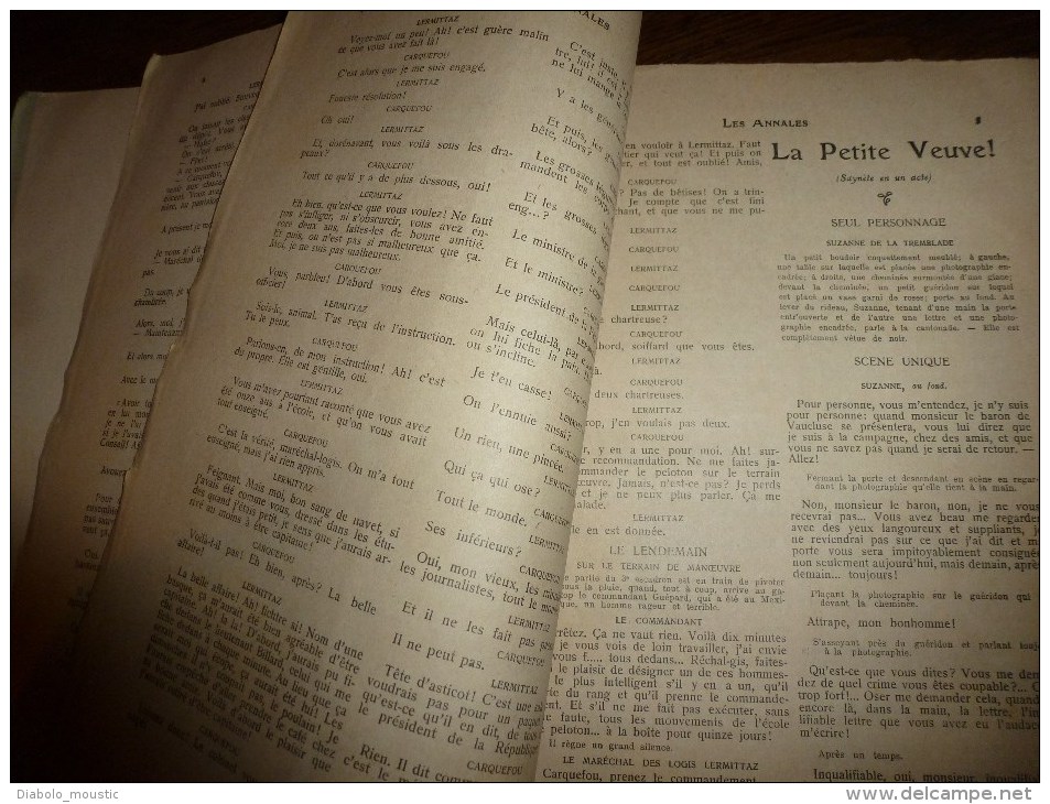 1906 Le THEÂTRE Des ANNALES ((s) Scène,saynète,comédie,monologue,dialogue,fantaisie,conte)COURTELINE,FEYDEAU,MENDES Etc - Franse Schrijvers