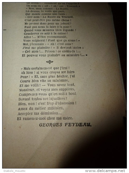 1906 Le THEÂTRE des ANNALES ((s) scène,saynète,comédie,monologue,dialogue,fantaisie,conte)COURTELINE,FEYDEAU,MENDES etc