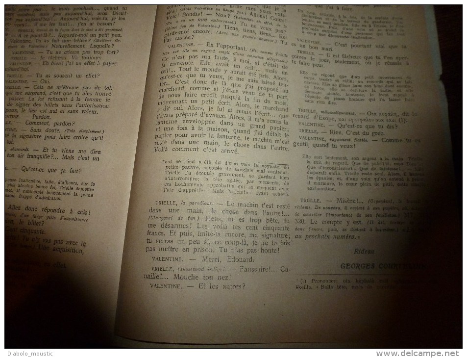 1906 Le THEÂTRE des ANNALES ((s) scène,saynète,comédie,monologue,dialogue,fantaisie,conte)COURTELINE,FEYDEAU,MENDES etc